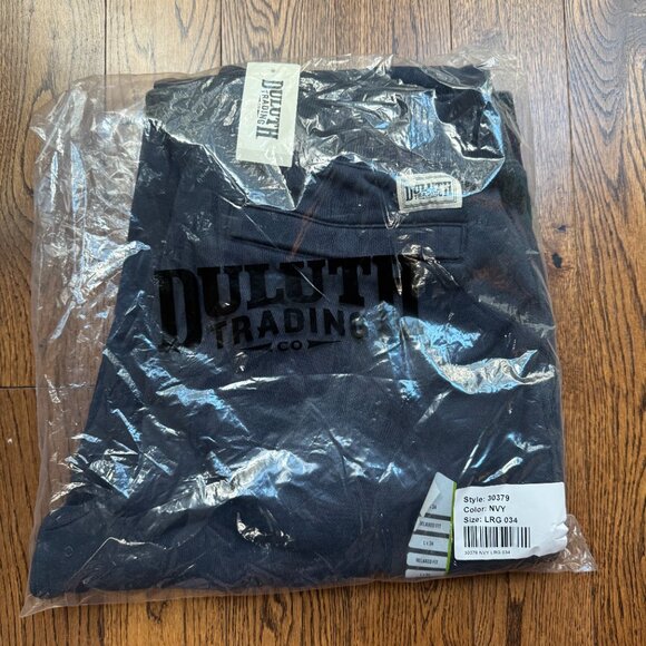 Duluth Trading Men’s Souped-Up Sweats Tapered Sweatpants Navy Blue Large x 34 - Picture 3 of 15